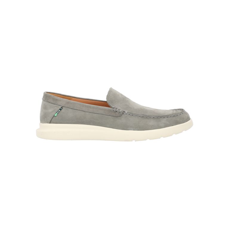 Slip On Cuero Hombre Anuar Gris