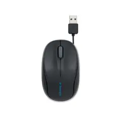 KENSINGTON - Mouse Alámbrico USB Retráctil Pro Fit