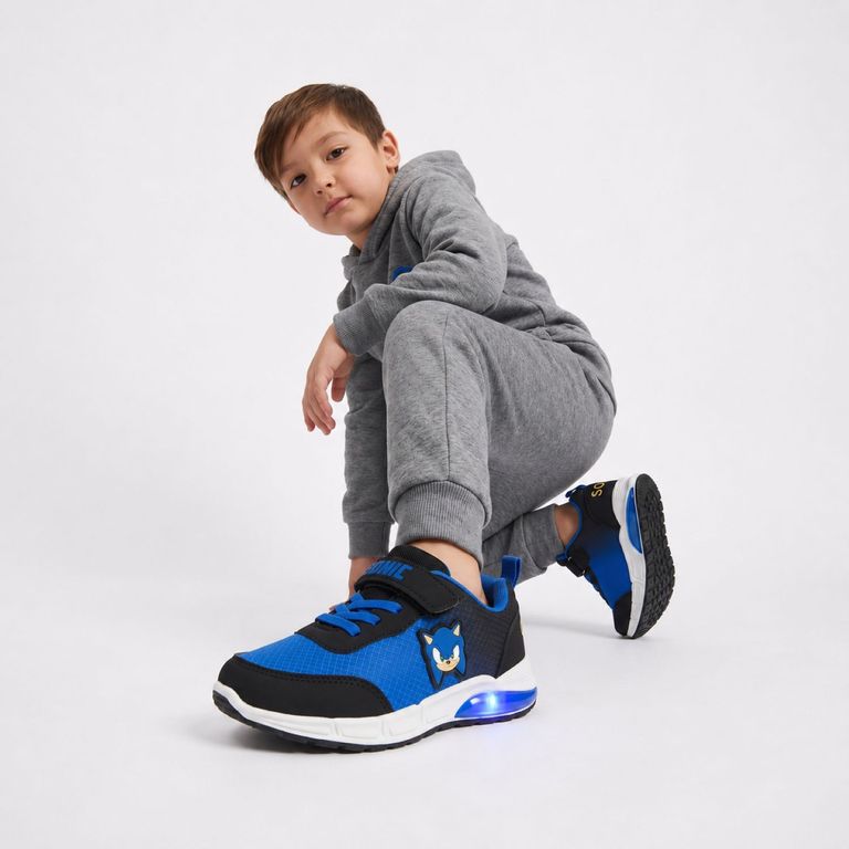 Zapatilla Luces Niño Azul
