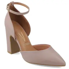 VIZZANO - Zapatos Taco Ancho Gris Claro Mujer