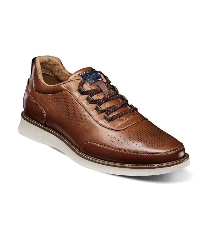 Zapatos Casual Launch Elastic Lace Cognac