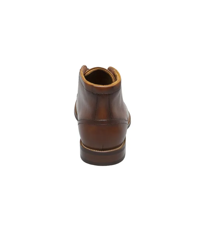 Botines Formal Rucci Plain Toe Chukka Cognac