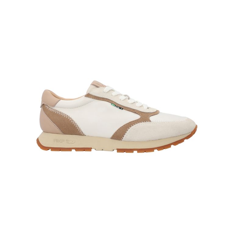 Zapatilla Cuero Mujer Timaru Blanco