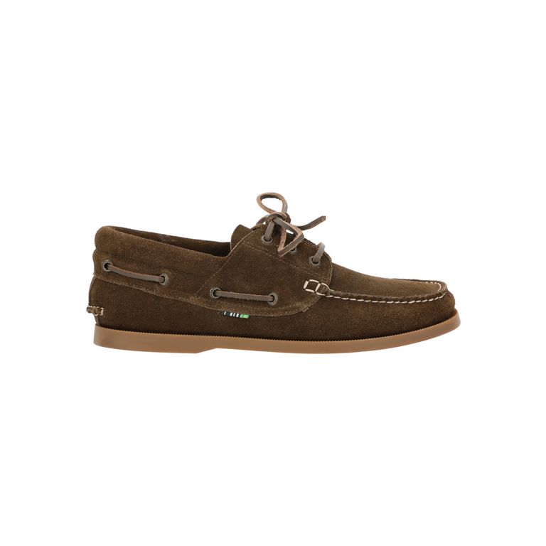 Zapato Cuero Hombre Boat Sider Oliva