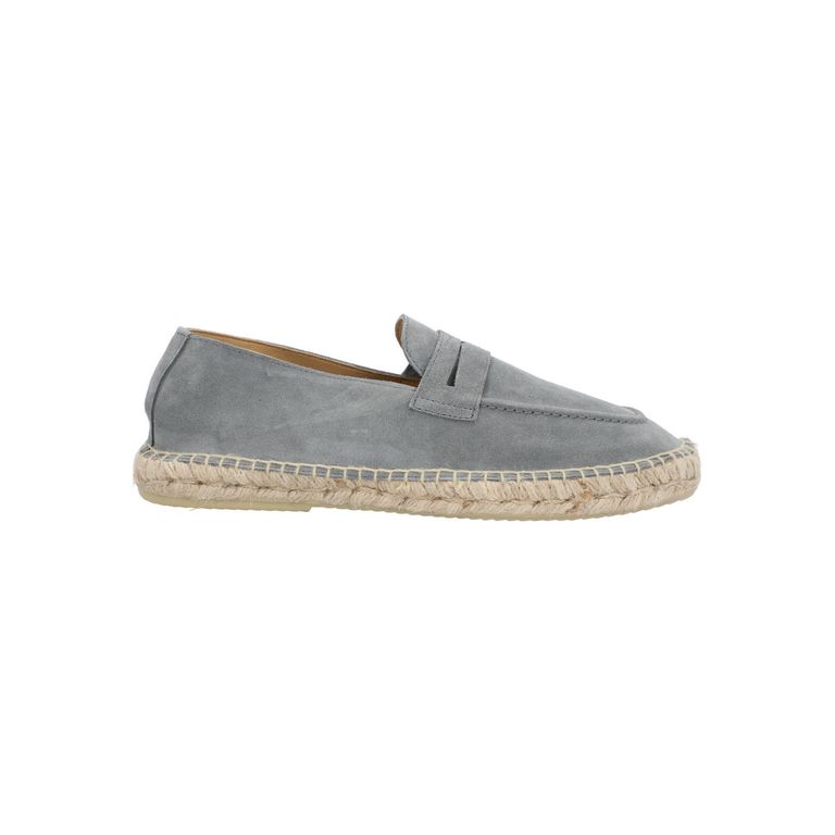 Alpargata Cuero Hombre Melilla Gris