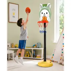 MYLHOGAR - Kit De Basquetbol Infantil Ajustable Para Interiores Y Exteriores