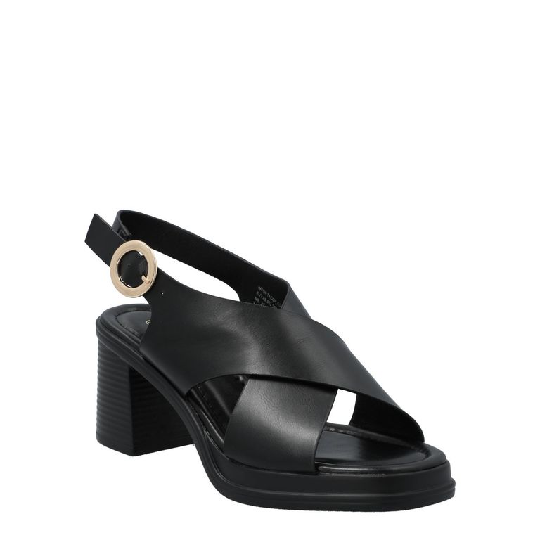 Sandalia Mujer Cross Negro