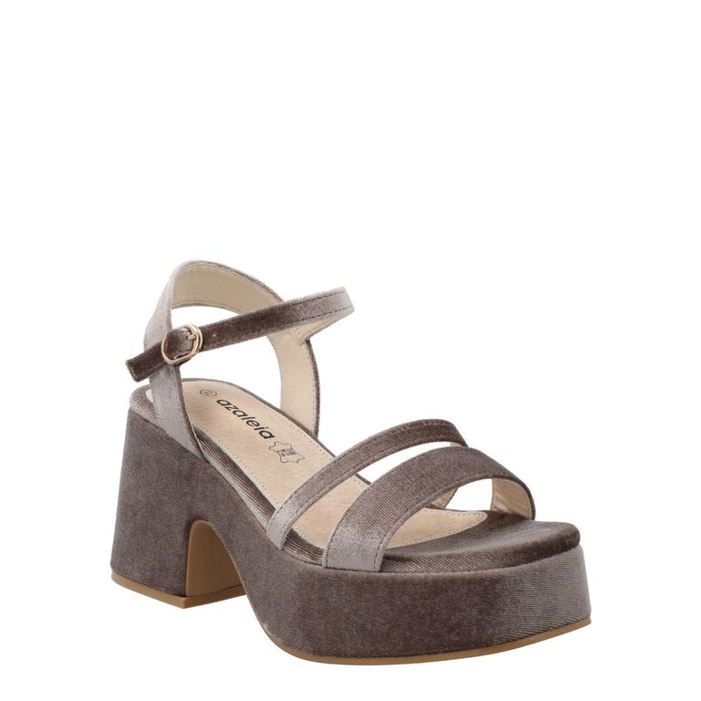 Sandalia Mujer Denia Beige