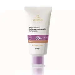 NATURA - Protector Solar Facial Aclarador FPS 50 Tono 4 Chronos 50 ml