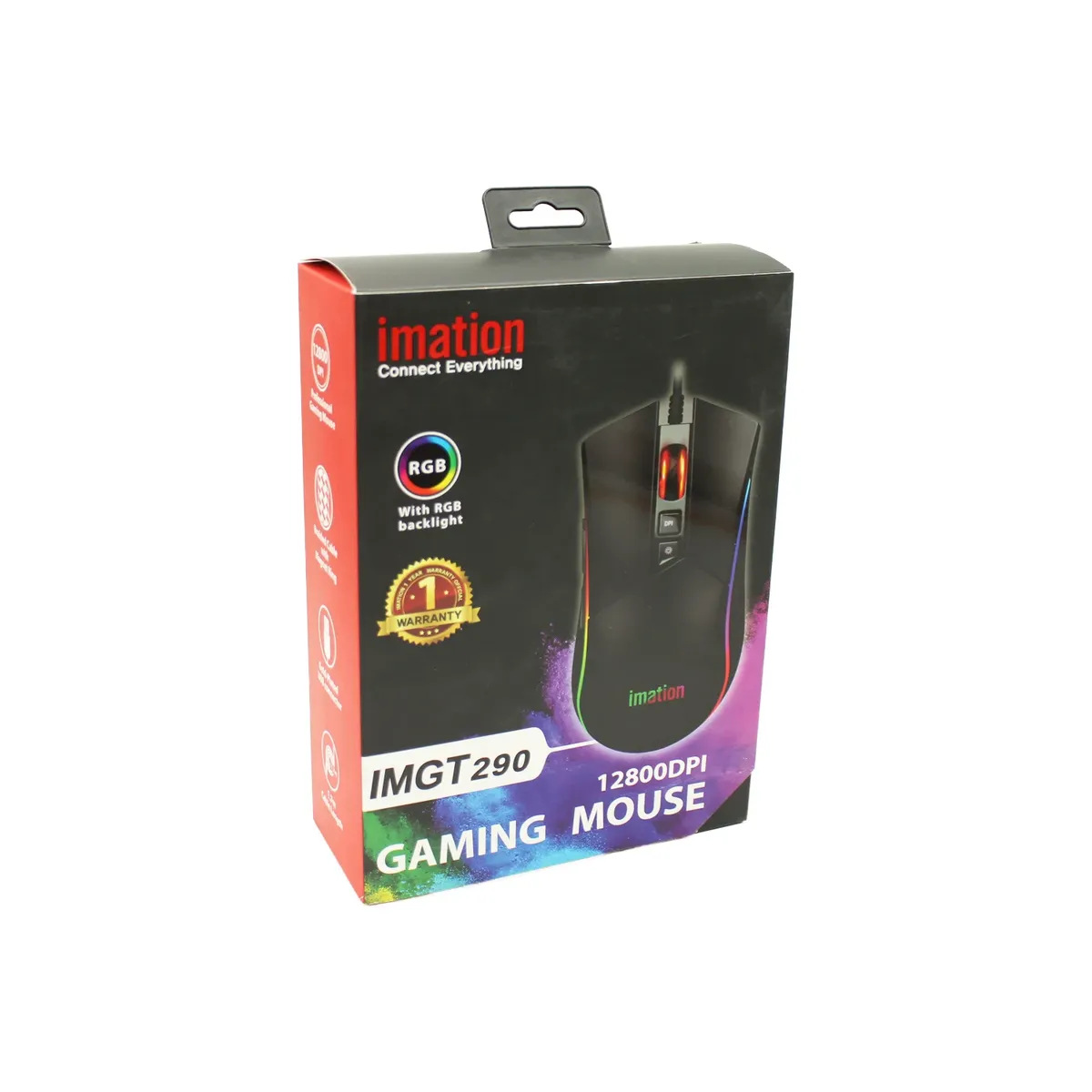 IMATION - MOUSE GAMER IMATION - RGB - 12800 DPI - IMGT290