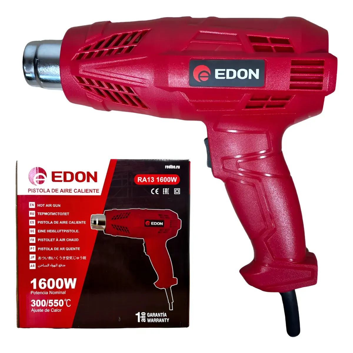 REDBO - PISTOLA DE CALOR EDON 1600W