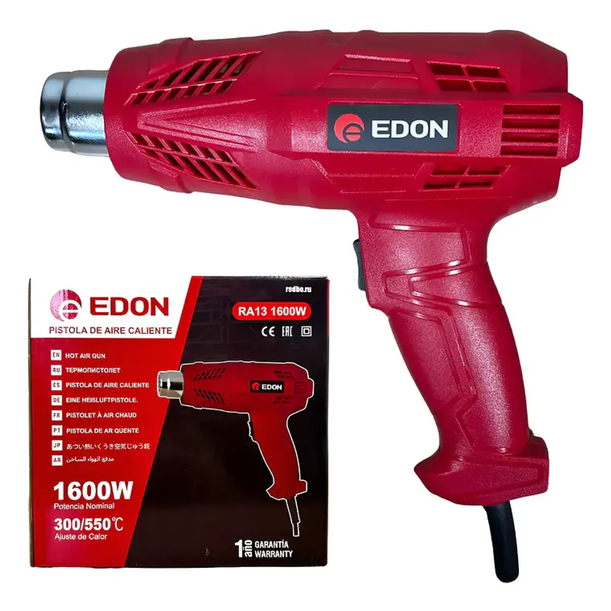 REDBO - PISTOLA DE CALOR EDON 1600W