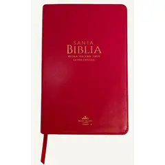 ABBA - Biblia RVR 1960 Letra Grande Tamaño Manual Símil Piel Fucsia con Índice con Cierre