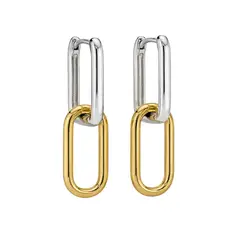 MERY SATT - Argollas Eslabon Bicolor