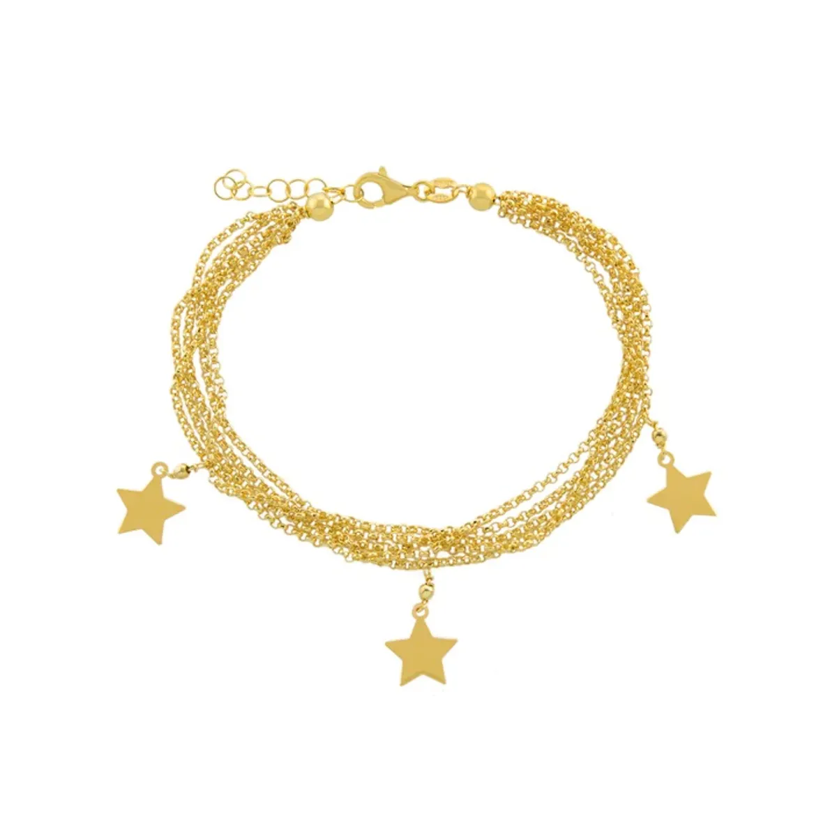 MERY SATT - Pulsera  Multicadena Con Estrellas