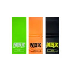 NGX - Bandas Elasticas Resistencia Flat Bands Fitness Set 3u