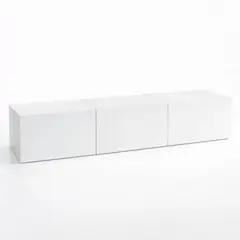 EL CONTAINER - Rack TV Flotante Napoles Blanco