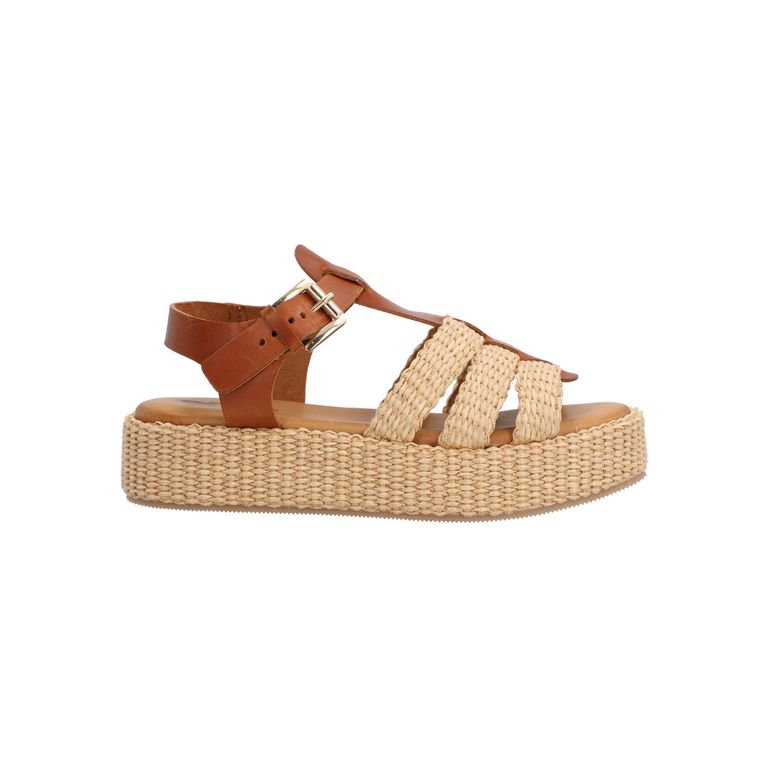 Sandalia Mujer Romola Beige