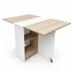 EL CONTAINER - Mesa plegable Comedor o Cocina Acacia Arena