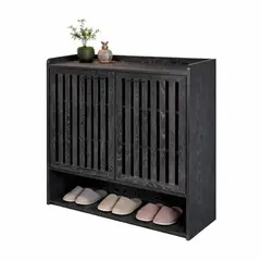 EL CONTAINER - Zapatero 16 Pares Madera Tokio