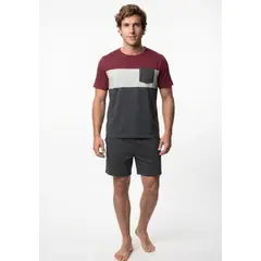 KAYSER - Pijama Hombre Verano 2 piezas Algodón 770825-GRI
