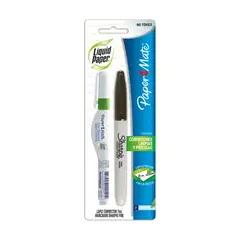 PAPER MATE - Pack 1 Corrector Liquid + 1 Marcador Sharpie