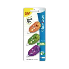 PAPER MATE - Set 3 Cintas Correctora Liquid Paper