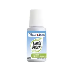 PAPER MATE - Botella Corrector Liquid Paper 20ml