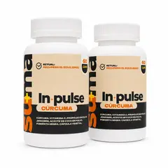 SUMA - Pack 2 Cúrcuma Curcumina 95% con Jengibre 120 Cápsulas In+pulse