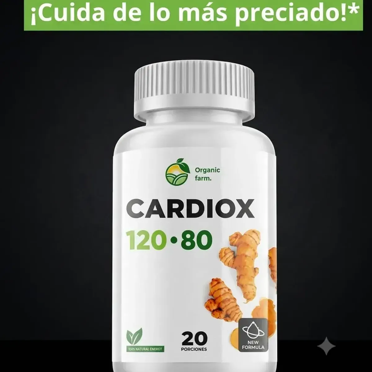 FNL - Cardiox 120-80  Un suplemento natural creado para apoyar la salud del corazón