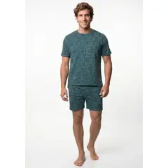 KAYSER - Pijama Hombre Verano 2 piezas Algodón 770829-VER