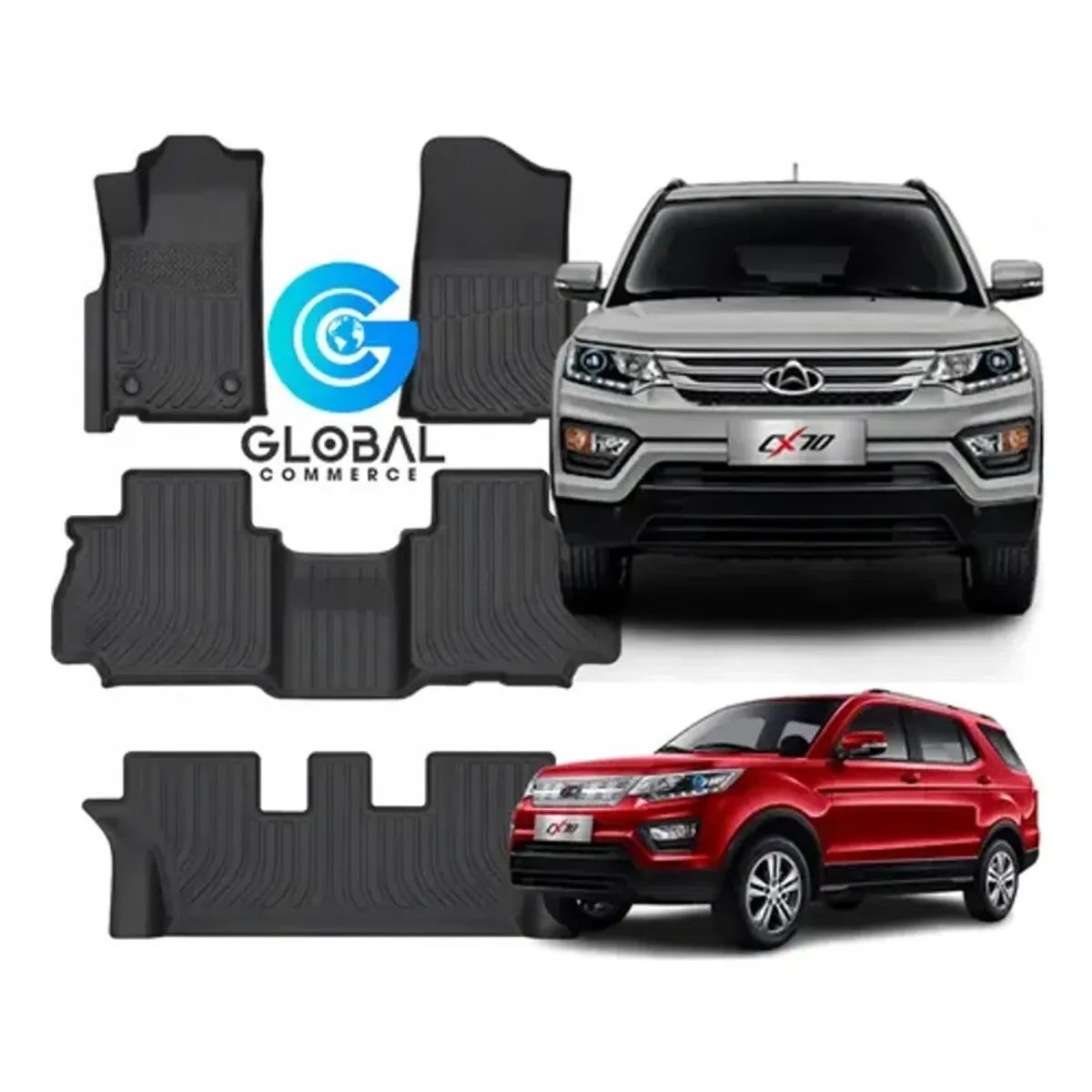 CHANGAN - Cubre Pisos Calce Perfecto Changan Cx70 - 4 Piezas