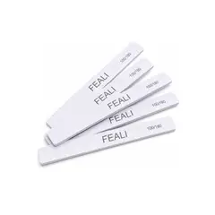 GENERICO - Pack 36 Limas Profesionales Rectas 100/180 Para Uñas Feali