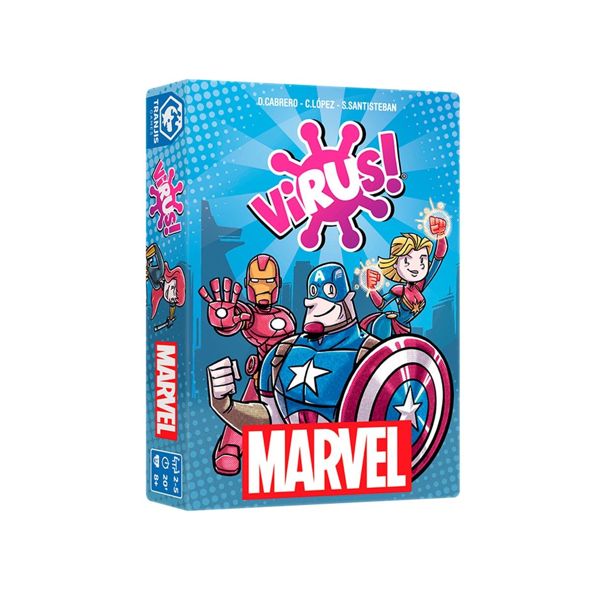 DEVIR - Virus! Marvel - Juego de cartas