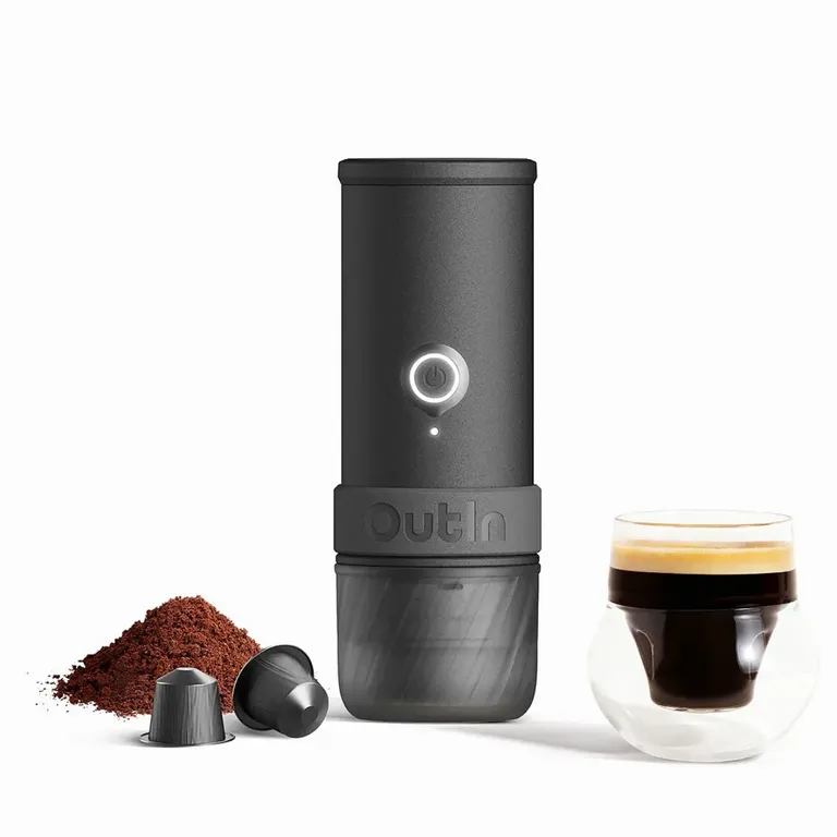 Cafetera Espresso Portatil Mino Gris Espacial