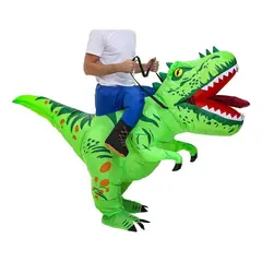 GENERICO - Disfraz Inflable De Dinosaurio Para Montar