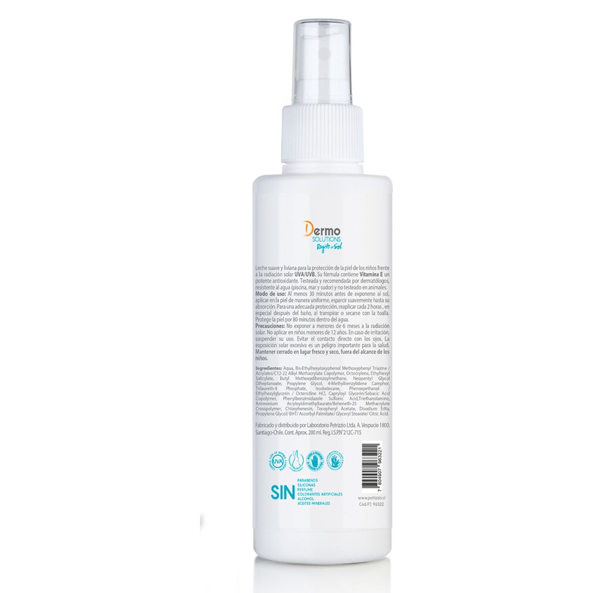 PETRIZZIO - Rayito de Sol Dermo Sol Spray Adulto FPS 50 Petrizzio