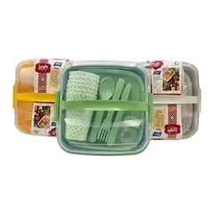 TITIZ - Kit Para Picnic / Camping 32 Piezas 6 Personas Azul