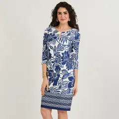 LORENZO DI PONTTI - Vestido Corto Mujer Azul