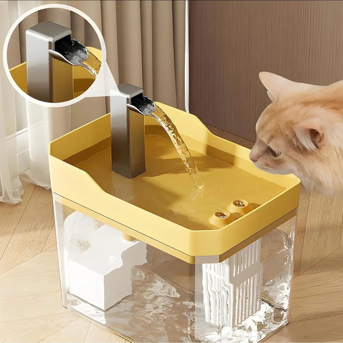 GENERICO Fuente Bebedero Automático Para Mascotas 1.5L | Falabella Chile