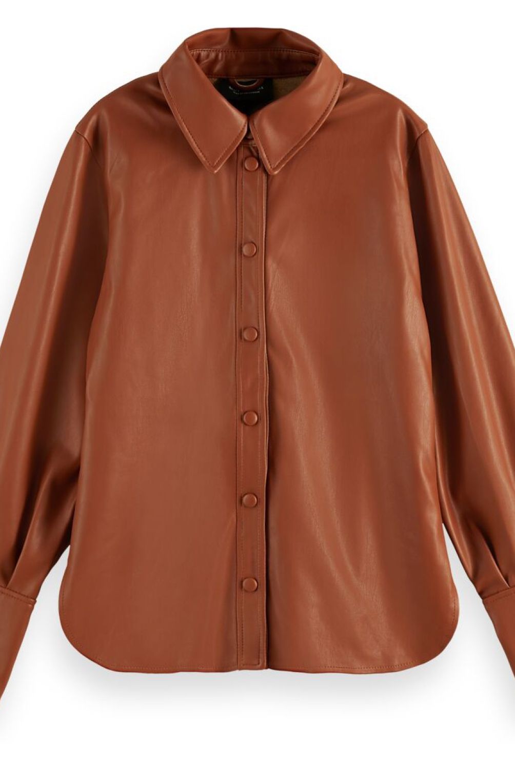 SCOTCH & SODA - Blusa Ecocuero Mujer