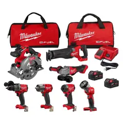 MILWAUKEE - Kit 7 Herramientas Inalambricas M18 FUEL 3697-27