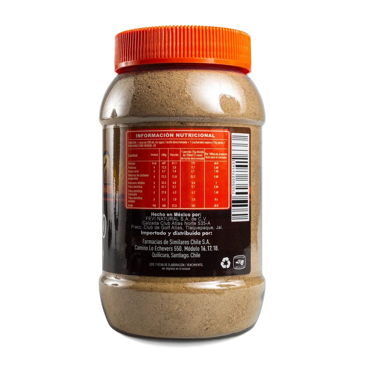 GENERICO - Simi Fibra con Cacao 300 g Suplemento Alimenticio en Polvo Simifibra