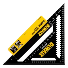 DEWALT - Escuadra Métrica 30cm Dwht25228-0 Color Negro