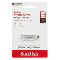 SANDISK - Pendrive Phone Drive 256GB Type C 150MB/s