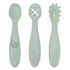 DREAMBABY - Set de 3 Cucharas de Silicona