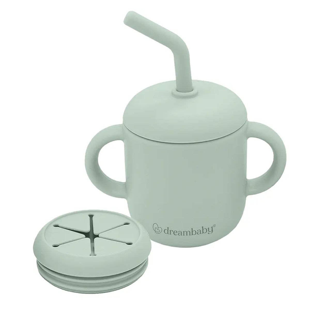 DREAMBABY - Vaso de Silicona para Bebida y Snack 3 en 1