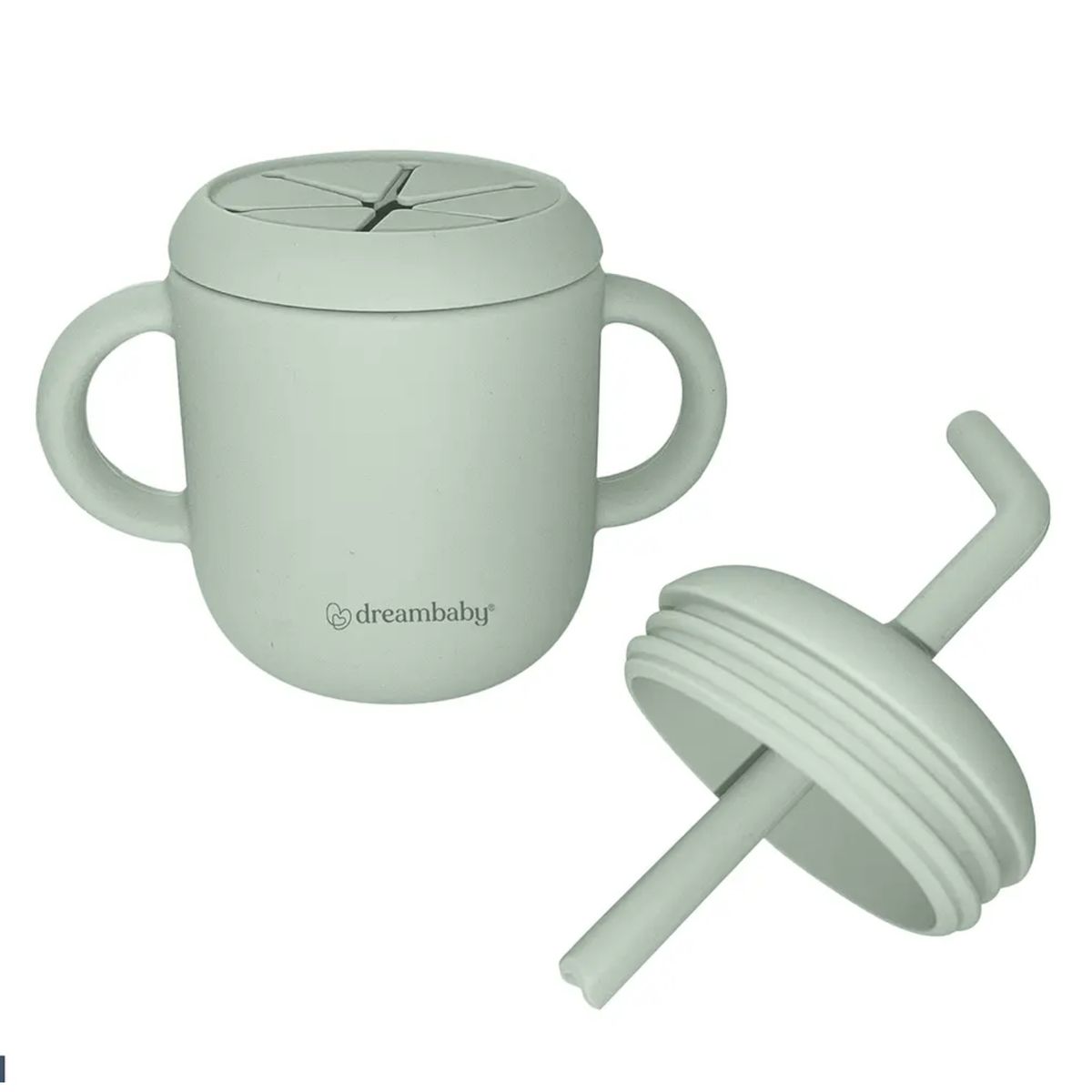 DREAMBABY - Vaso de Silicona para Bebida y Snack 3 en 1
