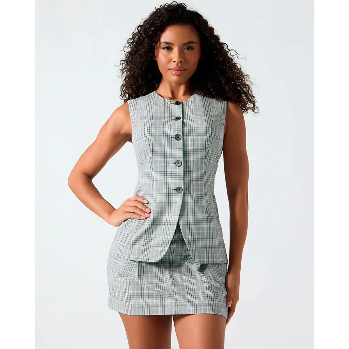GUESS - Blusa Mujer Guess Sl Camille Gris