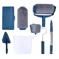 IRM - Kit Pintura 8 Piezas Rodillo Recargable con Deposito Extension Bandeja Jarra y Espatula Pintar